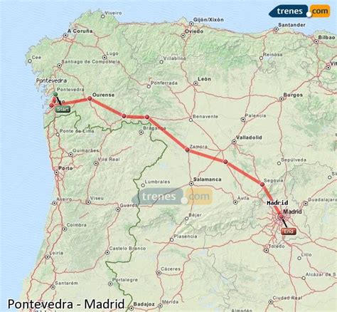 Tren Pontevedra Madrid desde 19,55 € 